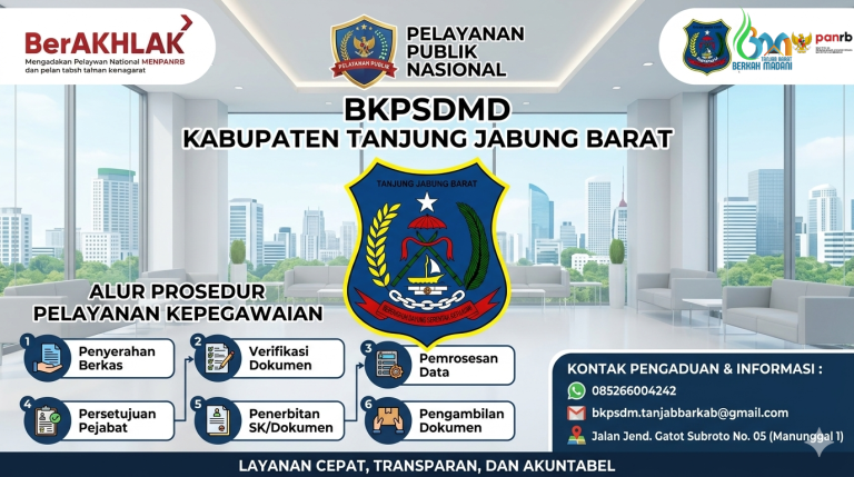ALUR PELAYANAN KEPEGAWAIAN BKPSDM Kab. Tanjung Jabung Barat 4 (1)